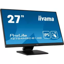 Ecran IIYAMA 27 Tactile PCAP dalle IPS 10 points 4ms 1920x1080 VGA HDMI HPs2x2W 300cd/m² USB 3.0-Hub verre avec revêtement AG…