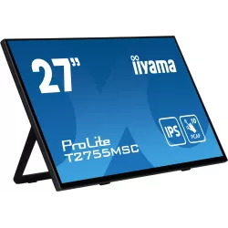 Ecran IIYAMA 27Tactile PCAP conceptions en verre sans cadre IPS 10points 1920x1080 5ms 400 cd/m² 1xDisplayport 2xUSB HUB 3.2…