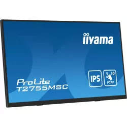 Ecran IIYAMA 27Tactile PCAP conceptions en verre sans cadre IPS 10points 1920x1080 5ms 400 cd/m² 1xDisplayport 2xUSB HUB 3.2…