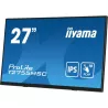 Ecran IIYAMA 27Tactile PCAP conceptions en verre sans cadre IPS 10points 1920x1080 5ms 400 cd/m² 1xDisplayport 2xUSB HUB 3.2…