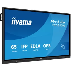 IIYAMA LFD 65 dalle IPS anti-reflet 40 pts 3840x2160 450cd/m² 8ms Tactile interactif 2xHPs DisplayPort 2xHDMI 2xUSB-C…