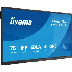 IIYAMA LFD 75 dalle VA DLED anti-reflet 40,5 pts 3840x2160 24/7 Haut-parleurs VGA 2xHDMI 2xUSB-C Displayport 5xUSB 400cd/m²…