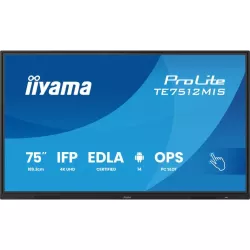 IIYAMA LFD 75 dalle VA DLED anti-reflet 40,5 pts 3840x2160 24/7 Haut-parleurs VGA 2xHDMI 2xUSB-C Displayport 5xUSB 400cd/m²…