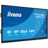 IIYAMA LFD 86 dalle IPS anti-reflet 40 pts 3840x2160 500cd/m² 8ms Tactile interactif 2xHPs DisplayPort 2xHDMI 2xUSB-C 6xUSB…