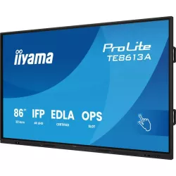IIYAMA LFD 86 dalle IPS anti-reflet 40 pts 3840x2160 500cd/m² 8ms Tactile interactif 2xHPs DisplayPort 2xHDMI 2xUSB-C 6xUSB…