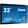 Moniteur IIYAMA 21.5Tactile PCAP 10 points FHD 1920x1080 14ms VGA DVI DP Noir sans cadre TF2215MC-B2"