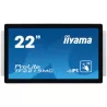 Moniteur IIYAMA 21.5Tactile PCAP 10 points FHD 1920x1080 14ms VGA DVI DP Noir sans cadre TF2215MC-B2"