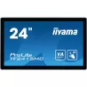 ECRAN IIYAMA23,8 Open Frame Tactil Noir PCAP 10pts 16:9 1920x1080 USB VGA HDMI Display Port 315cd/m² 16ms Pays/Portrait…