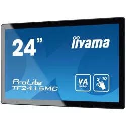 ECRAN IIYAMA23,8 Open Frame Tactil Noir PCAP 10pts 16:9 1920x1080 USB VGA HDMI Display Port 315cd/m² 16ms Pays/Portrait…