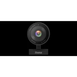 Webcam 4K professionnelle IIYAMA dotée d'un zoom numérique 5x et d'un microphone intégré Coloris Noir