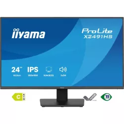 Ecran IIYAMA 24'' Noir dalle IPS Ultra mince 16:9 1920x1080 1ms 120Hz 350cd/m² 1500:1 HPs DP HDMI Systeme audio intégré Reduc…