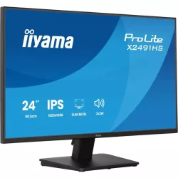 Ecran IIYAMA 24'' Noir dalle IPS Ultra mince 16:9 1920x1080 1ms 120Hz 350cd/m² 1500:1 HPs DP HDMI Systeme audio intégré Reduc…