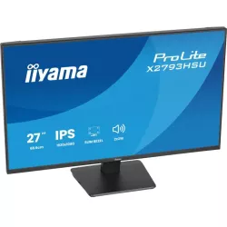 Ecran IIYAMA 27'' Dalle IPS Ultra mince 1920x1080 16:9 1ms 120Hz 350cd/m2 HDMI DisplayPort USB HUB (2x2.0) HPs TCO X2793HSU-B1