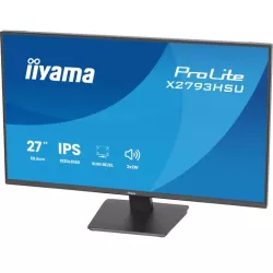 Ecran IIYAMA 27'' Dalle IPS Ultra mince 1920x1080 16:9 1ms 120Hz 350cd/m2 HDMI DisplayPort USB HUB (2x2.0) HPs TCO X2793HSU-B1