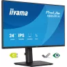Ecran IIYAMA 24'' Noir dalle IPS Ultra mince 16:9 1920x1080 1ms 120Hz 350cd/m² 1500:1 HPs DP HDMI Reduc fatigue oculaire 15cm…