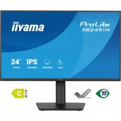 Ecran IIYAMA 24'' Noir dalle IPS Ultra mince 16:9 1920x1080 1ms 120Hz 350cd/m² 1500:1 HPs DP HDMI Reduc fatigue oculaire 15cm…