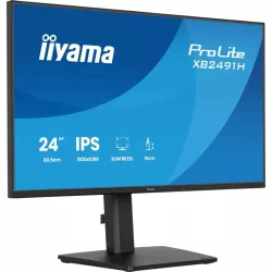Ecran IIYAMA 24'' Noir dalle IPS Ultra mince 16:9 1920x1080 1ms 120Hz 350cd/m² 1500:1 HPs DP HDMI Reduc fatigue oculaire 15cm…