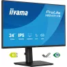 Ecran IIYAMA 24'' Noir IPS Ultra mince 16:9 1920x1080 1ms 120Hz 350cd/m² 1500:1 HPs DP HDMI Reduc fatigue oculaire 15cm pied…