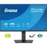 Ecran IIYAMA 24'' Noir IPS Ultra mince 16:9 1920x1080 1ms 120Hz 350cd/m² 1500:1 HPs DP HDMI Reduc fatigue oculaire 15cm pied…