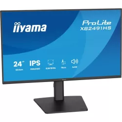 Ecran IIYAMA 24'' Noir IPS Ultra mince 16:9 1920x1080 1ms 120Hz 350cd/m² 1500:1 HPs DP HDMI Reduc fatigue oculaire 15cm pied…