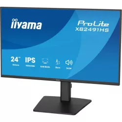Ecran IIYAMA 24'' Noir IPS Ultra mince 16:9 1920x1080 1ms 120Hz 350cd/m² 1500:1 HPs DP HDMI Reduc fatigue oculaire 15cm pied…