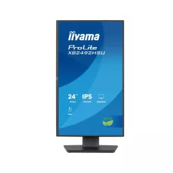 Ecran IIYAMA 24'' Noir IPS LED Ultra mince 16:9 1920x1080 3ms 300 cd/m² 120Hz HDMI Displayport 2xUSB (3.2) HPs TCO 15cm pied…