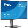 Ecran IIYAMA 23,8" Noir IPS Ultra Mince 16:9 1ms 1920x1080 350cd/m² 120Hz HDMI DisplayPort 2xUSB HUB HPs TCO 15cm pied…