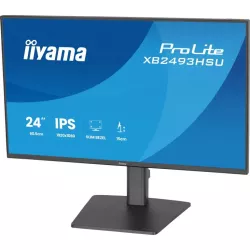 Ecran IIYAMA 23,8" Noir IPS Ultra Mince 16:9 1ms 1920x1080 350cd/m² 120Hz HDMI DisplayPort 2xUSB HUB HPs TCO 15cm pied…