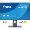 Ecran IIYAMA 24'' Ultra mince Noir IPS 1920x1080 16:9 120Hz 4ms 350cd/m² HDMI DP USB-HUB (2x 3.2 + 2xC) HPs 2 x 2W 15cm pied…