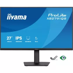 Ecran IIYAMA 27'' Noir dalle IPS Ultra mince 16:9 2560x1440 1ms 75Hz 350cd/m² 1000:1 HDMI DP HPs 2x2W VESA 100x100 15cm pied…