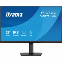 Ecran IIYAMA 27'' Noir dalle IPS Ultra mince 16:9 2560x1440 1ms 75Hz 350cd/m² 1000:1 HDMI DP HPs 2x2W VESA 100x100 15cm pied…