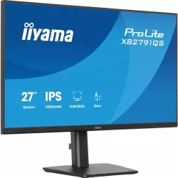 Ecran IIYAMA 27'' Noir dalle IPS Ultra mince 16:9 2560x1440 1ms 75Hz 350cd/m² 1000:1 HDMI DP HPs 2x2W VESA 100x100 15cm pied…