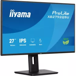 Ecran IIYAMA 27'' Noir dalle IPS LED Ultra mince 16:9 2560x1440 3ms 350 cd/m² 120Hz HDMI Displayport 2xUSB(3.2) HPs TCO 15cm…