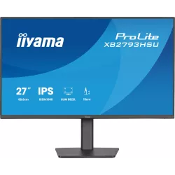 Ecran IIYAMA 27'' Dalle IPS Ultra mince 1920x1080 16:9 120Hz 1ms 350 cd/m² HPs HDMI DisplayPort USB HUB (2x2.0) HPs 15cm pied…