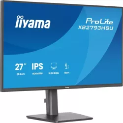 Ecran IIYAMA 27'' Dalle IPS Ultra mince 1920x1080 16:9 120Hz 1ms 350 cd/m² HPs HDMI DisplayPort USB HUB (2x2.0) HPs 15cm pied…
