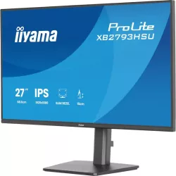 Ecran IIYAMA 27'' Dalle IPS Ultra mince 1920x1080 16:9 120Hz 1ms 350 cd/m² HPs HDMI DisplayPort USB HUB (2x2.0) HPs 15cm pied…