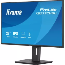 Ecran IIYAMA 27" Noir Ultra mince dalle IPS 16:9 1920x1080 120Hz 350 cd/m² 4ms DP HDMI HPs 4xUSB HUB (2x3.2 2xType C) HPs 15cm…