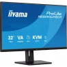 Ecran IIYAMA 32" dalle VA 4K UHD 3840x2160 2ms 16:9 HPs 400cdm² 2xHDMI DisplayPort 4xUSB USB-C DOCK 15 cm pied réglab hauteur…