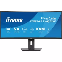 Ecran IIYAMA 34 VA 21:9 incurvé 1500R 3440x1440 0.4ms 120Hz 350 cd/m² HPs 2xHDMI DP 1xUSB-C 4xUSB(2x3.2 2xType C) 1 dock USB-C…
