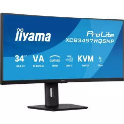 Ecran IIYAMA 34 VA 21:9 incurvé 1500R 3440x1440 0.4ms 120Hz 350 cd/m² HPs 2xHDMI DP 1xUSB-C 4xUSB(2x3.2 2xType C) 1 dock USB-C…