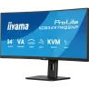 Ecran IIYAMA 34 VA 21:9 incurvé 1500R 3440x1440 0.4ms 120Hz 350 cd/m² HPs 2xHDMI DP 1xUSB-C 4xUSB(2x3.2 2xType C) 1 dock USB-C…