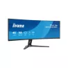 Ecran IIYAMA 45" Noir VA 32:9 incurvé 1500R 5120x1440 UWQHD 2ms 75Hz 450 cd/m² HPs 2xDP 2xHDMI USB-C 4xUSB HUB 13cm pied…