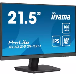 Ecran IIYAMA 21.5 Noir IPS 16:9 1ms Ultra mince 1920x1080 100Hz 300 cd/m² 1xHDMI 1xDP 2x2W Haut-parleurs 2xUSB HUB 2.0 3 côtés…