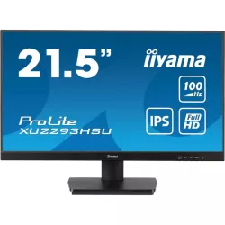 Ecran IIYAMA 21.5 Noir IPS 16:9 1ms Ultra mince 1920x1080 100Hz 300 cd/m² 1xHDMI 1xDP 2x2W Haut-parleurs 2xUSB HUB 2.0 3 côtés…