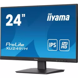 Ecran IIYAMA 24'' Noir dalle IPS Ultra mince 16:9 1920x1080 0.5ms 100Hz 300cd/m² 1300:1 HDMI DP VESA 100x100 3 côtés sans…