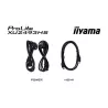 Ecran IIYAMA 23,8'' Noir dalle IPS Ultra mince 16:9 1920x1080 0.5ms 100Hz 250 cd/m² HDMI Displayport HPs VESA 100x100 TCO…