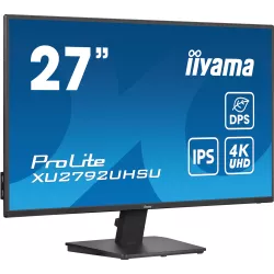 Ecran IIYAMA 27 dalle IPS 4K 3840x2160 Ultra Mince 4ms,350 cd/m² HDMI DisplayPort USB-C 3xUSB-HUB (3.2) Haut-parleurs VESA…