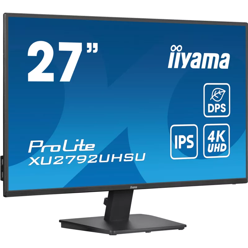 Ecran IIYAMA 27 dalle IPS 4K 3840x2160 Ultra Mince 4ms,350 cd/m² HDMI DisplayPort USB-C 3xUSB-HUB (3.2) Haut-parleurs VESA…