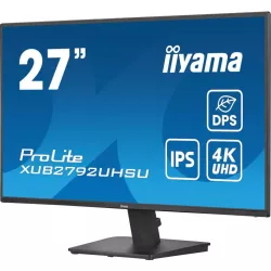Ecran IIYAMA 27 dalle IPS 4K 3840x2160 Ultra Mince 4ms,350 cd/m² HDMI DisplayPort USB-C 3xUSB-HUB (3.2) Haut-parleurs VESA…
