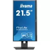 Ecran IIYAMA 21.5 Noir IPS 16:9 1ms ULTRA MINCE 1920x1080 250 cd/m² 3ms VGA HDMI Displayport HPs 2x1W Pied réglable en hauteur…